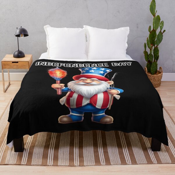 Item preview, Independence Day Gnome designed and sold by MTJ-Mushrooms.