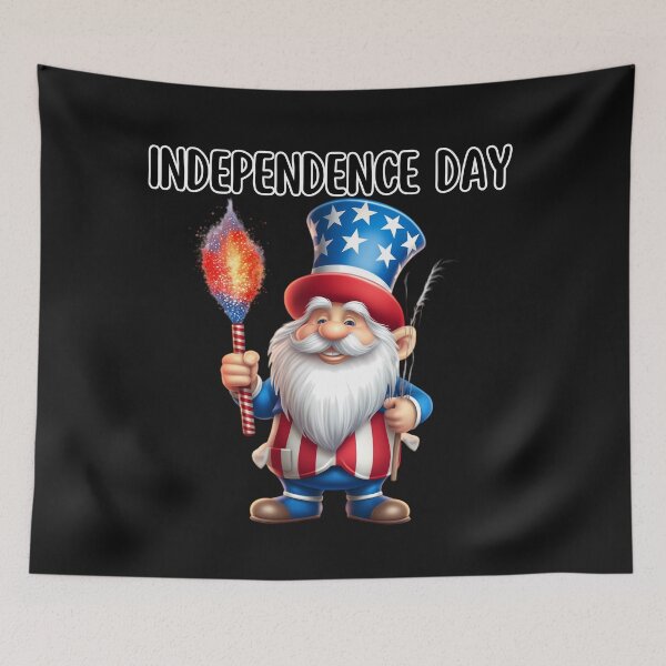 Item preview, Independence Day Gnome designed and sold by MTJ-Mushrooms.