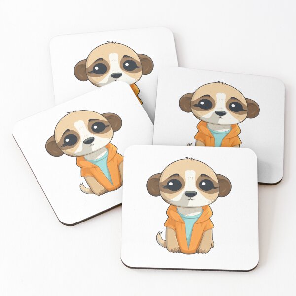 Item preview, Cute Meerkat with Adorable Eyes designed and sold by Ayzenstickers.