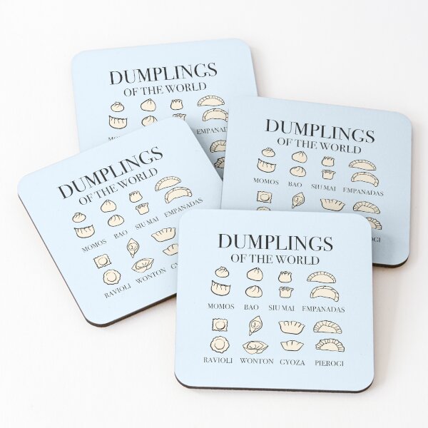 Item preview, Dumplings of the World - Illustrated Food Art designed and sold by Chigurena.