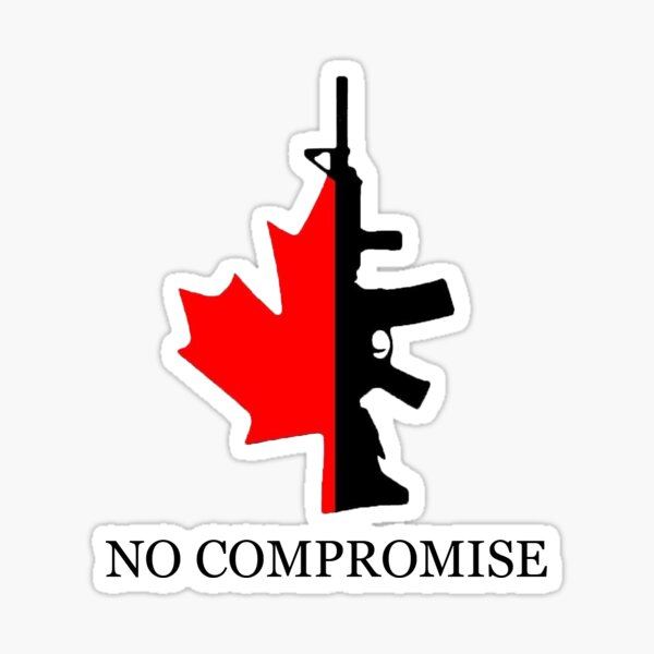 No Compromise  Sticker for Sale by jpjakubec