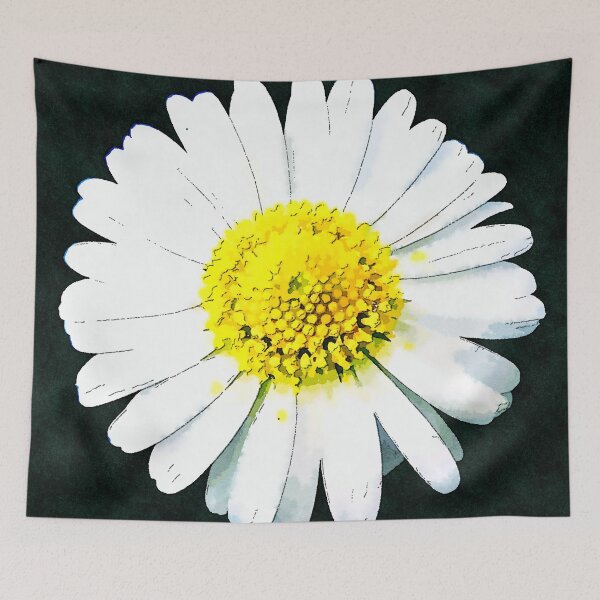 Item preview, Single Daisy Watercolor designed and sold by Terry Bain.