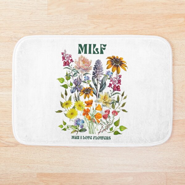 Artikelvorschau, MILF-Mann, ich liebe Blumen entworfen und verkauft von PUFFYP.