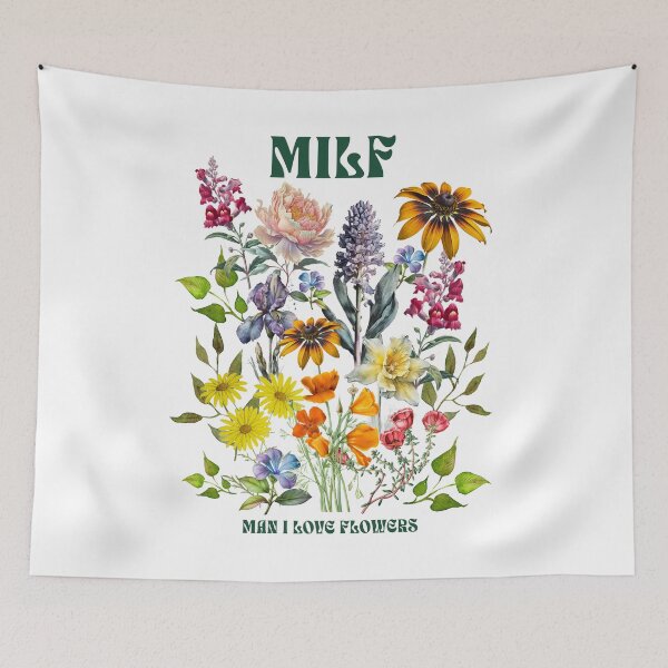Item preview, MILF hombre me encantan las flores designed and sold by PUFFYP.
