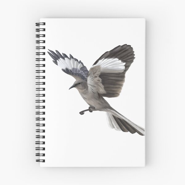Item preview, Flying Northern Mockingbird designed and sold by CreationsByBear.