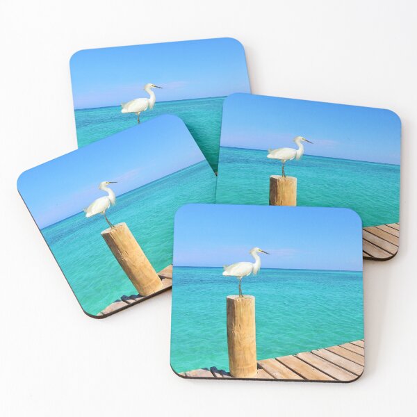 Item preview, Snowy Egret at the Ocean Pier designed and sold by FineArtography.