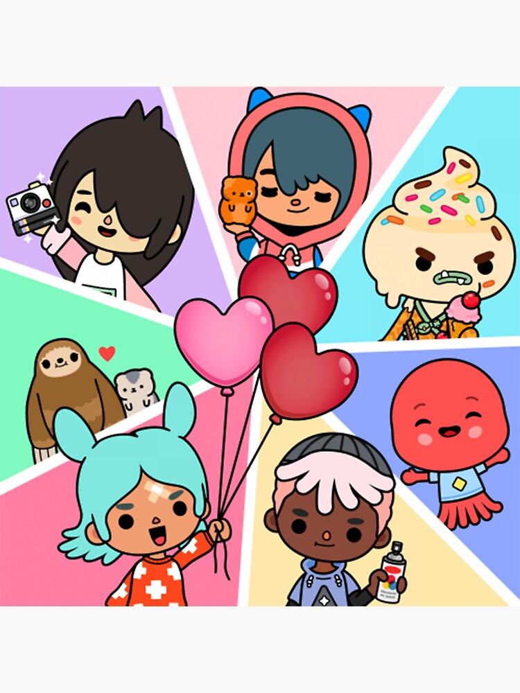 toca boca , toca life characters cute Poster for Sale by ducany