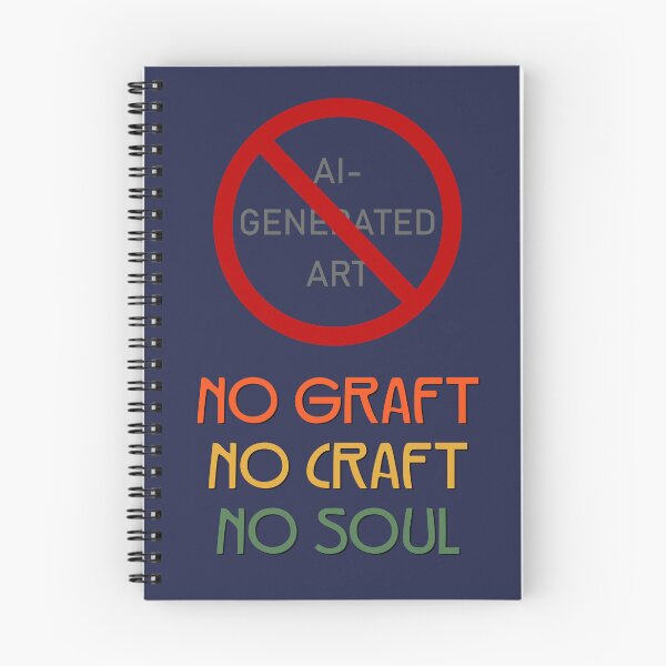 Item preview, AI generated art - No graft No craft No soul designed and sold by WesternExposure.