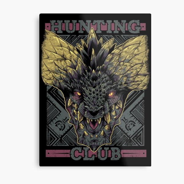 Hunting Club: Nergigante Metal Print