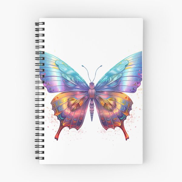Item preview, Rainbow Metal Butterfly designed and sold by Moth & Antler Media.