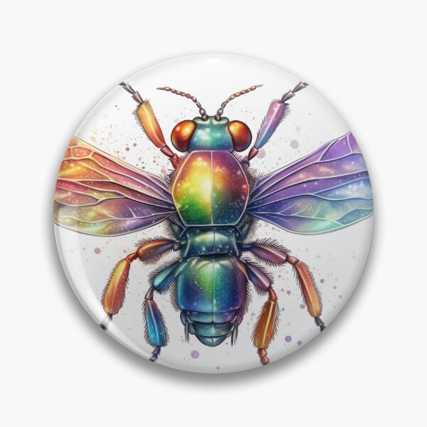 Item preview, Rainbow Fly designed and sold by Moth & Antler Media.