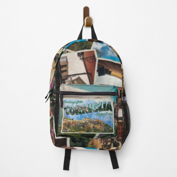 Item preview, Greetings from Corniglia Cinque Terre vintage style retro souvenir designed and sold by DeveloperProp0.