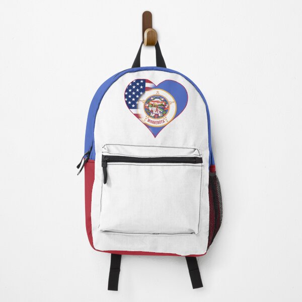 Item preview, State of Minnesota Flag and American Flag Fusion Design designed and sold by Gsallicat.