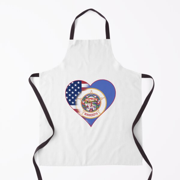 Item preview, State of Minnesota  Flag and American Flag Fusion Design designed and sold by Gsallicat.