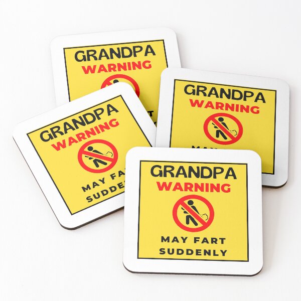 Artikelvorschau, Opa-Warnung: Kann plötzlich furzen, lustige Geschenke für Opa, Opa-Zitate, Opa-Geschenke entworfen und verkauft von haRexia.
