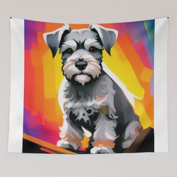 Item preview, Charming Companions - The Miniature Schnauzer's Endearing Personality designed and sold by StyleSyndicatio.