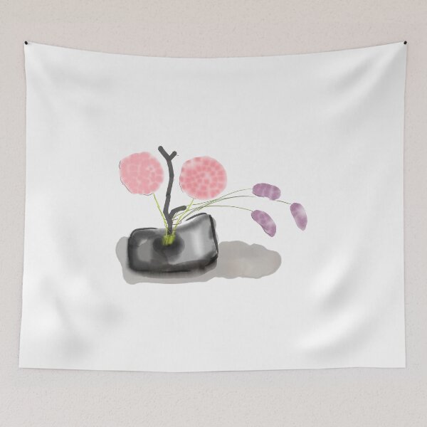 Item preview, pink ikebana designed and sold by StudioMasha.