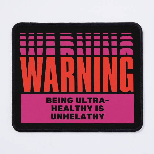 Item preview, Embrace Balance: Our 'Being Ultra Healthy Is Unhealthy' Design Celebrates the Power of Moderation designed and sold by magicalshops.