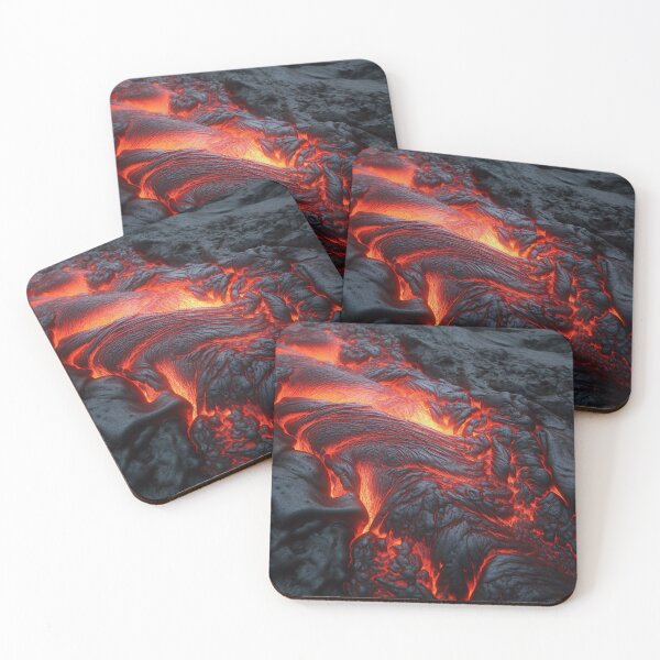 Item preview, Molten lava, melting rock design designed and sold by SweetWhiskers.