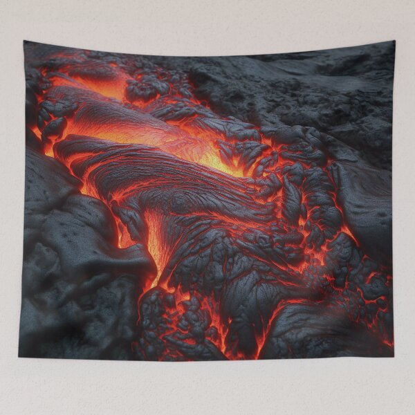 Item preview, Molten lava, melting rock design designed and sold by SweetWhiskers.