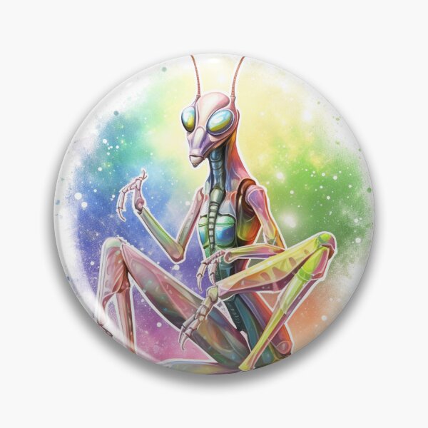 Item preview, Alien Mantis designed and sold by Moth & Antler Media.