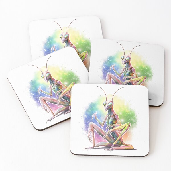 Item preview, Alien Mantis designed and sold by Moth & Antler Media.