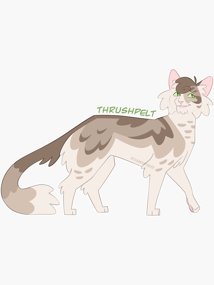 Ashfur Sticker for Sale by ClownCryptids