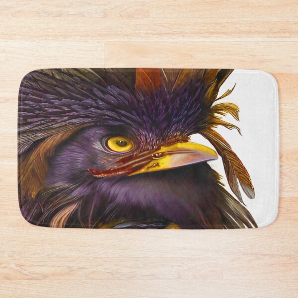 Item preview, Bird with Ruffled Head of Feathers Morning Hair Orange designed and sold by deniselynnimage.