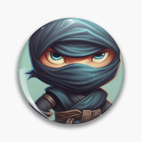 Item preview, Cool Cartoon Ninja: Dynamic and Stylish Character Design designed and sold by RIAiCreations.