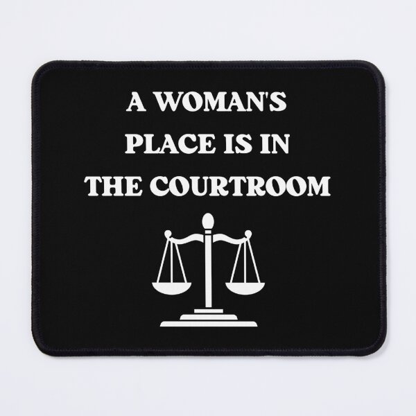 Item preview, A Woman's Place is in the Courtroom Female Lawyer Attorney Judge Feminist designed and sold by lesvalises.