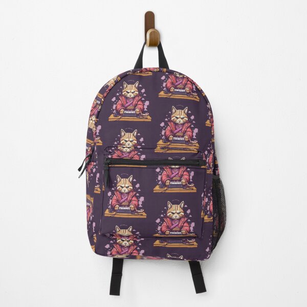 Item preview, Shogun Cat has his head in the game designed and sold by G-L-H-F.