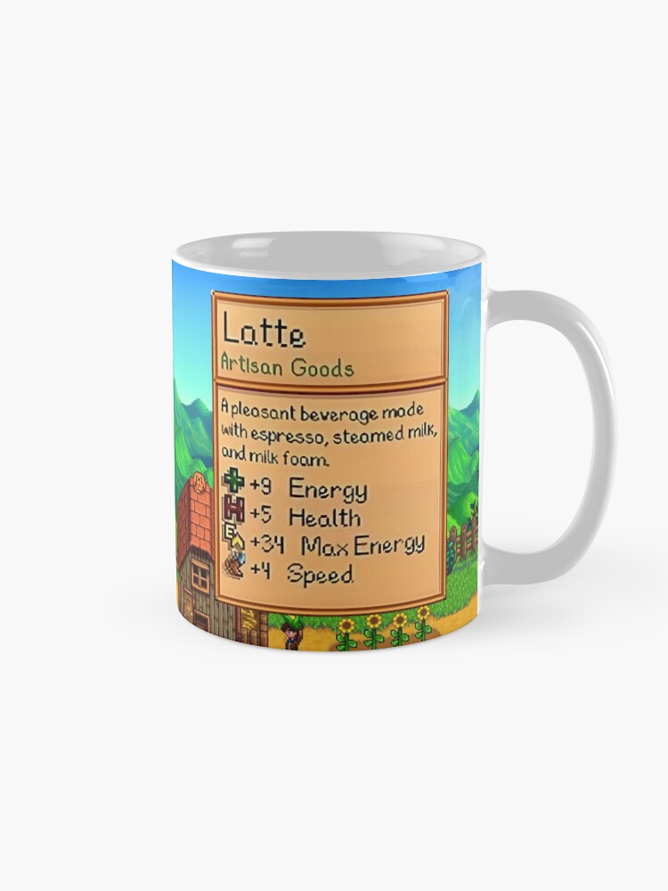 Latte Stardew Valley Mug, Stardew Valley Gift, Valley Coffee Mug
