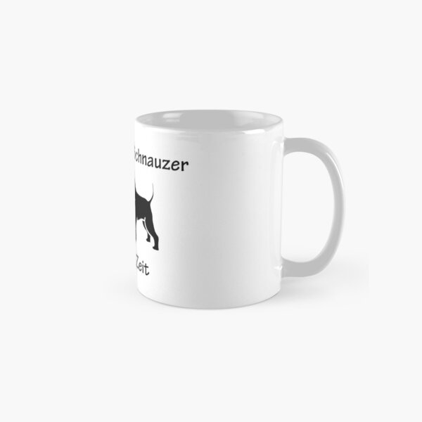 Für Kaffee und Schnauzer ist immer Zeit Tasse (Standard)