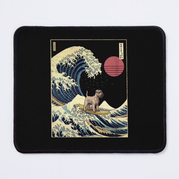 Item preview, Cesky Terrier Kanagawa Japanese Surfing Wave designed and sold by rafaeltto.