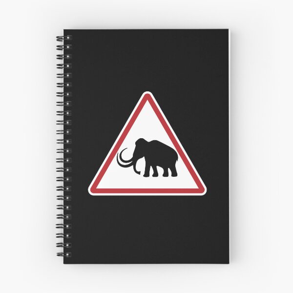 Item preview, Caution Woolly Mammoth Sign designed and sold by twHistory.
