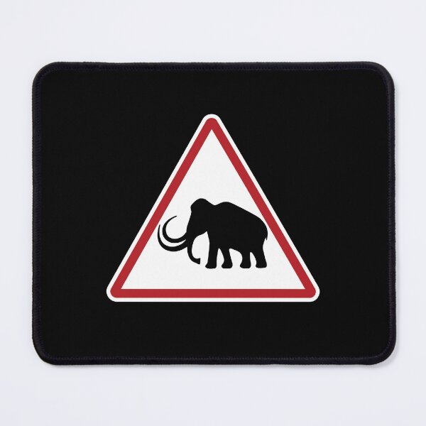 Item preview, Caution Woolly Mammoth Sign designed and sold by twHistory.