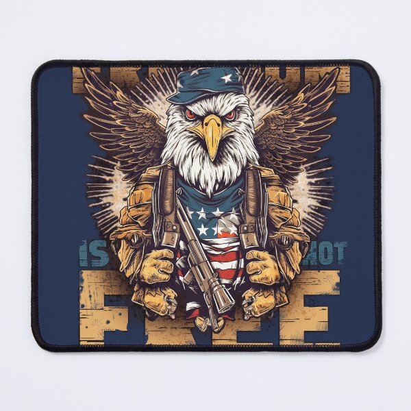 Item preview, American Patriotic Eeagle FREEDOM IS NOT FREE designed and sold by Amvroziak.
