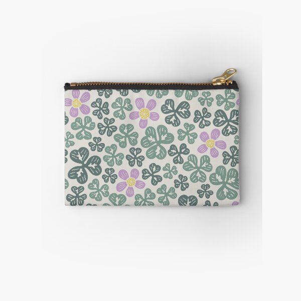 Item preview, Redwood Sorrel Block Print Flowers designed and sold by Fog-Owl.