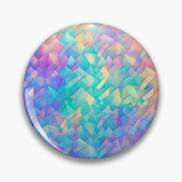Item preview, Holographic Prism Shattered Glass Tile Rainbow designed and sold by SweetWhiskers.