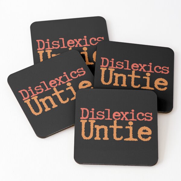 Item preview, Dyslexics Untie Red Orange Letter Typewriter Font designed and sold by GFamilyC.