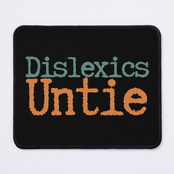 Item preview, Dyslexics Untie Blue Orange Letter Typewriter Font designed and sold by GFamilyC.