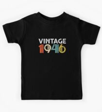 Vintage 1946 - 72nd Birthday Kids Tee