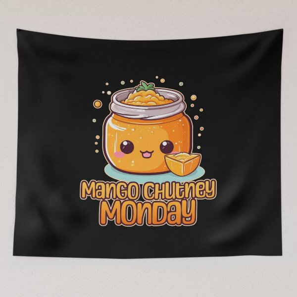 Item preview, Mango Chutney Monday Foodie Design designed and sold by danielliamgill.