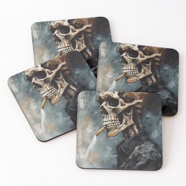 Item preview, Smoke Bones: Acrylic Modern Art Skeleton Design V.36 designed and sold by Pexelpanoramas.