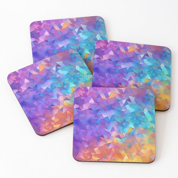 Item preview, Prism Mosaic holographic Shattered Glass Tile Rainbow designed and sold by SweetWhiskers.
