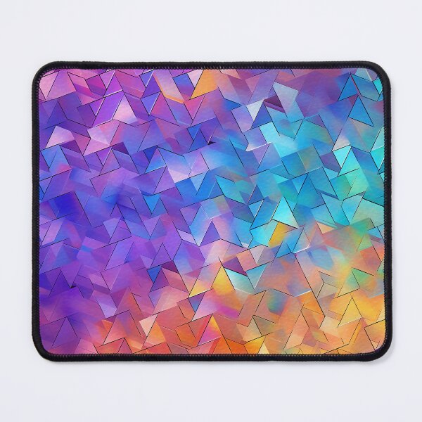Item preview, Prism Mosaic holographic Shattered Glass Tile Rainbow designed and sold by SweetWhiskers.