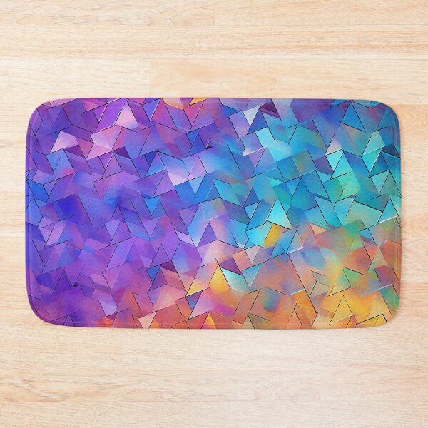 Item preview, Prism Mosaic holographic Shattered Glass Tile Rainbow designed and sold by SweetWhiskers.