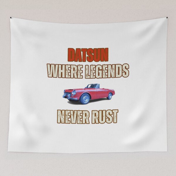 Item preview, Datsun where legends never rust designed and sold by MariaFrancisco.