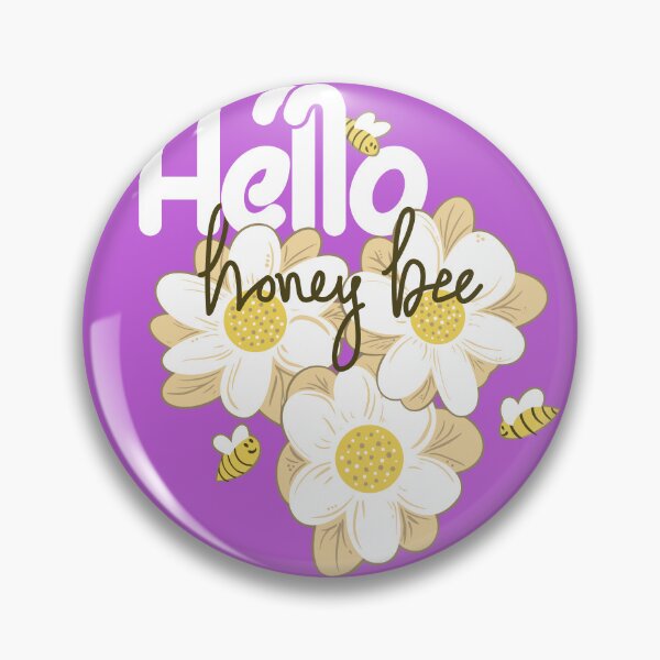 Artikelvorschau, Hallo, Honeybee in Pink entworfen und verkauft von BrandNameNerd.