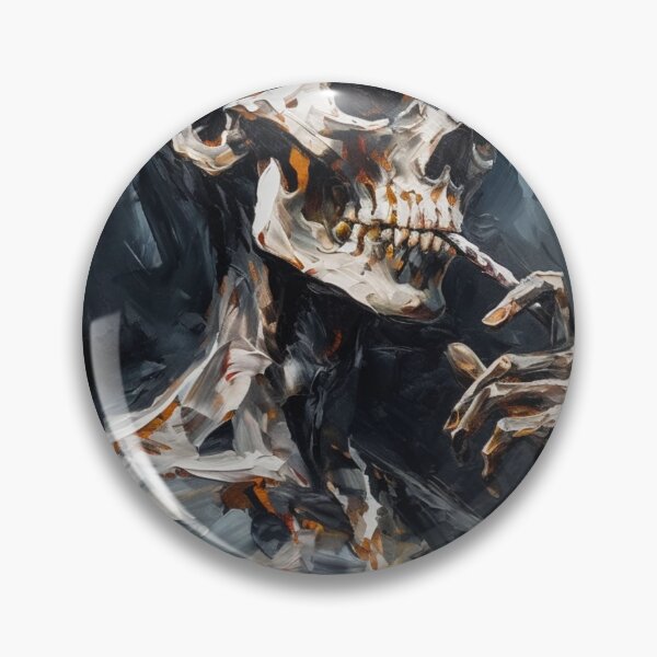 Item preview, Smoke Bones: Acrylic Modern Art Skeleton Design V.38 designed and sold by Pexelpanoramas.